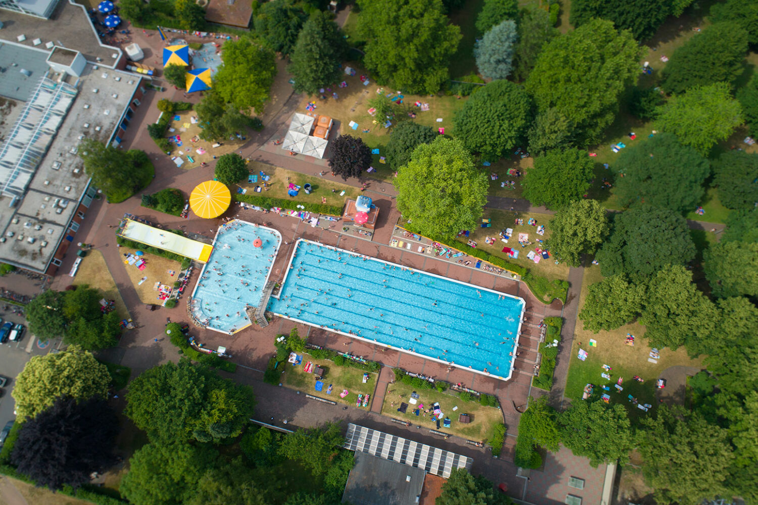 KarlsBad aus der Vogelperspektive